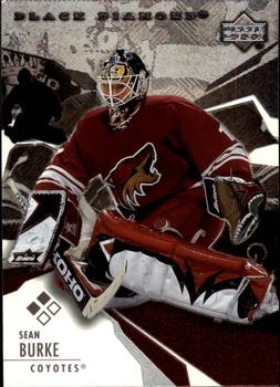 #113 Sean Burke - Phoenix Coyotes - 2003-04 Upper Deck Black Diamond Hockey
