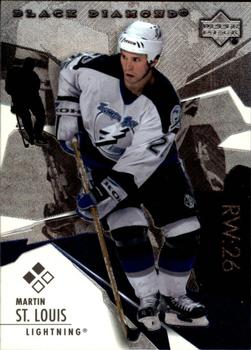 #119 Martin St. Louis - Tampa Bay Lightning - 2003-04 Upper Deck Black Diamond Hockey