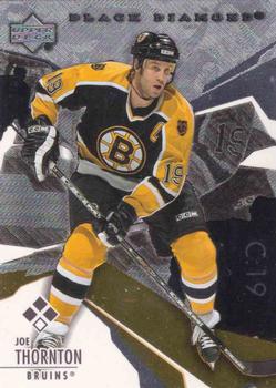 #144 Joe Thornton - Boston Bruins - 2003-04 Upper Deck Black Diamond Hockey