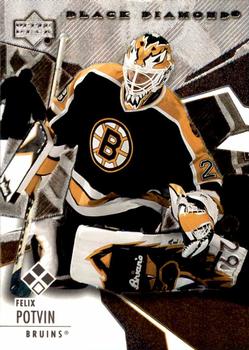 #147 Felix Potvin - Boston Bruins - 2003-04 Upper Deck Black Diamond Hockey