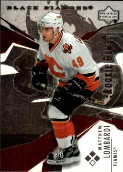 #158 Matthew Lombardi - Calgary Flames - 2003-04 Upper Deck Black Diamond Hockey