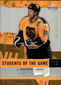 #92 Joe Thornton - Boston Bruins - 2003-04 Upper Deck Honor Roll Hockey