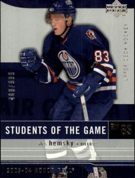 #95 Ales Hemsky - Edmonton Oilers - 2003-04 Upper Deck Honor Roll Hockey