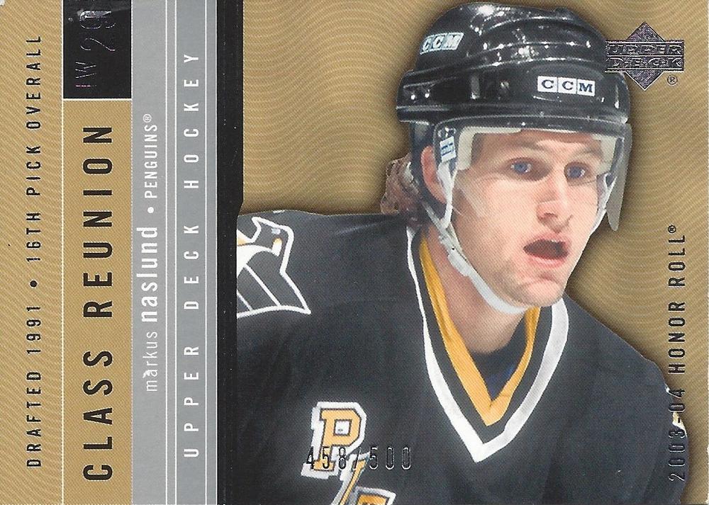 #121 Markus Naslund - Pittsburgh Penguins - 2003-04 Upper Deck Honor Roll Hockey