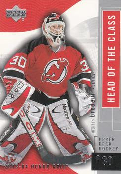 #129 Martin Brodeur - New Jersey Devils - 2003-04 Upper Deck Honor Roll Hockey