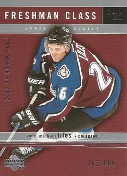 #135 John-Michael Liles - Colorado Avalanche - 2003-04 Upper Deck Honor Roll Hockey