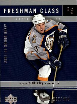 #142 Marek Zidlicky - Nashville Predators - 2003-04 Upper Deck Honor Roll Hockey