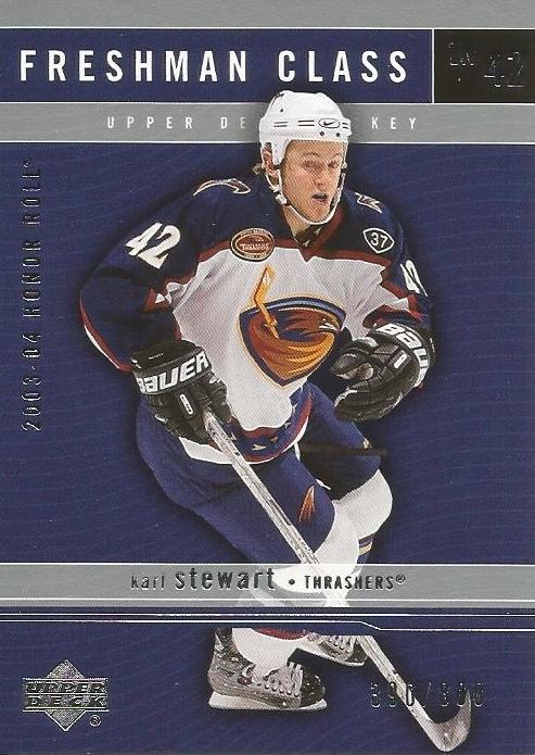 #159 Karl Stewart - Atlanta Thrashers - 2003-04 Upper Deck Honor Roll Hockey