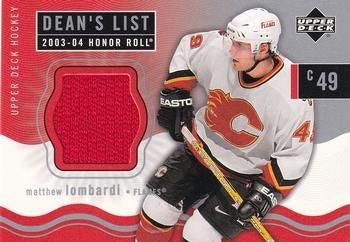 #191 Matthew Lombardi - Calgary Flames - 2003-04 Upper Deck Honor Roll Hockey