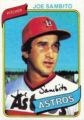 #571 Joe Sambito - Houston Astros - 1980 Topps Baseball