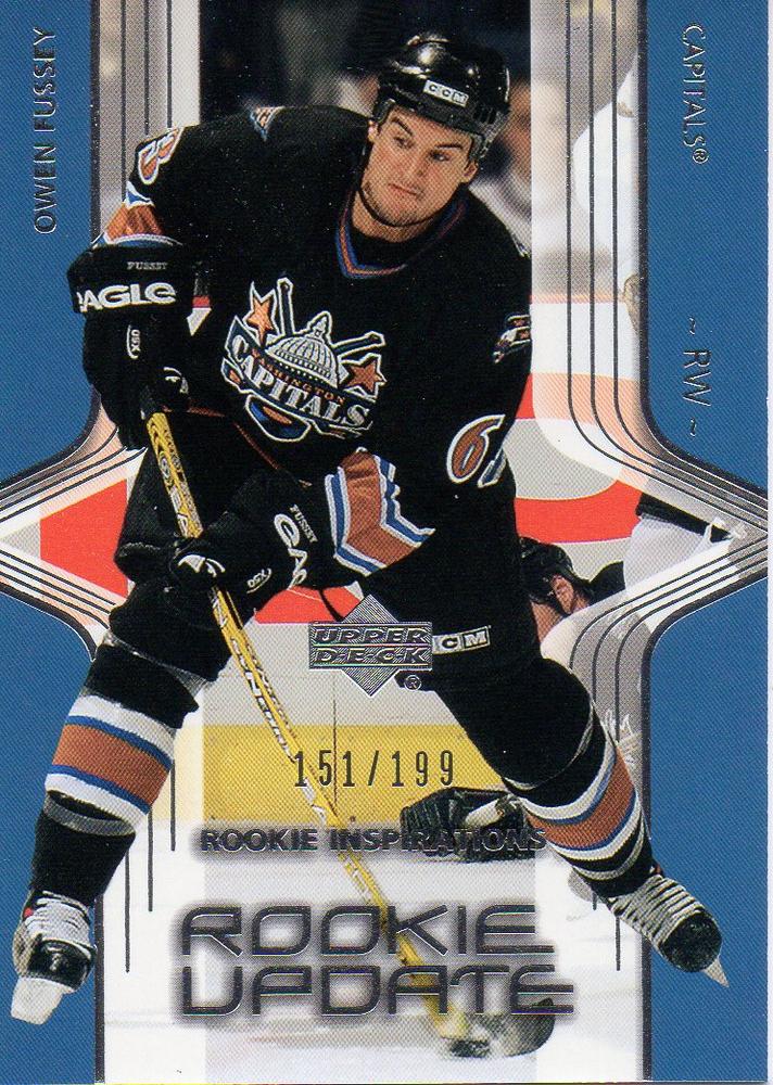 #178 Owen Fussey - Washington Capitals - 2003-04 Upper Deck Rookie Update Hockey
