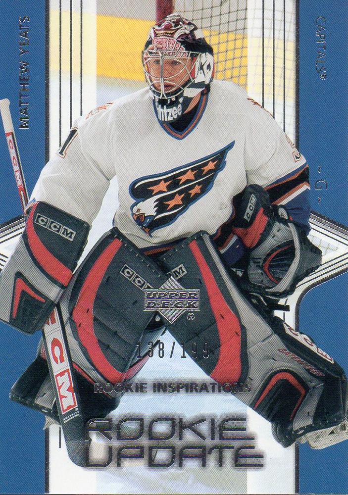 #185 Matthew Yeats - Washington Capitals - 2003-04 Upper Deck Rookie Update Hockey