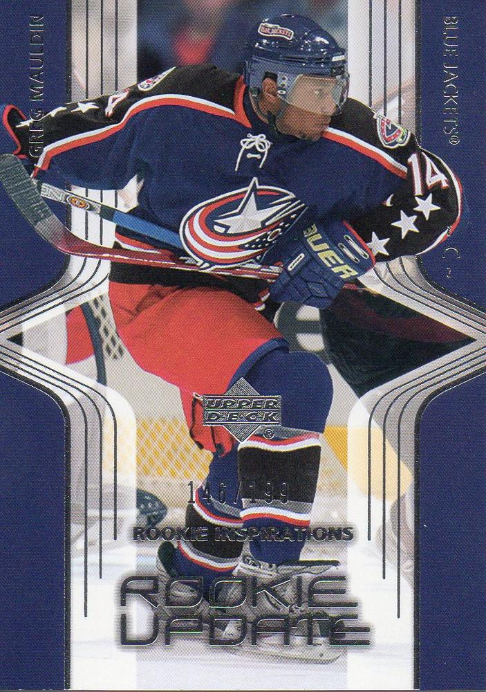 #188 Greg Mauldin - Columbus Blue Jackets - 2003-04 Upper Deck Rookie Update Hockey