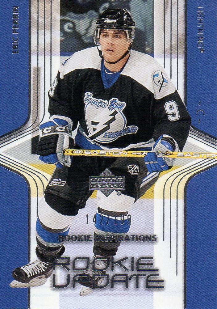 #190 Eric Perrin - Tampa Bay Lightning - 2003-04 Upper Deck Rookie Update Hockey