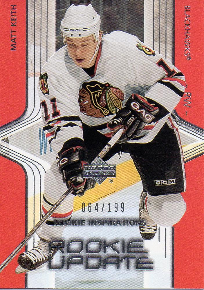 #201 Matt Keith - Chicago Blackhawks - 2003-04 Upper Deck Rookie Update Hockey