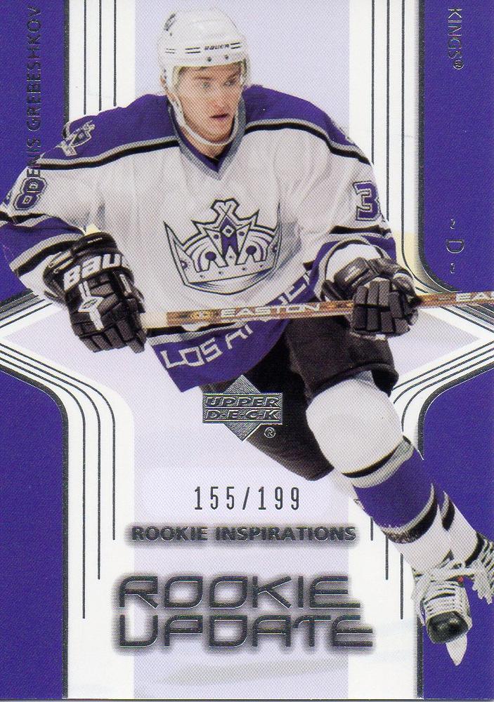 #202 Denis Grebeshkov - Los Angeles Kings - 2003-04 Upper Deck Rookie Update Hockey