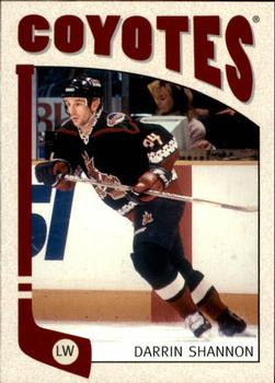 #266 Darrin Shannon - Phoenix Coyotes - 2004-05 In The Game Franchises Hockey