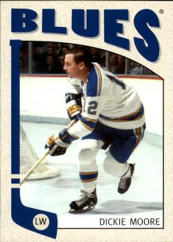 #286 Dickie Moore - St. Louis Blues - 2004-05 In The Game Franchises Hockey