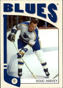 #290 Doug Harvey - St. Louis Blues - 2004-05 In The Game Franchises Hockey