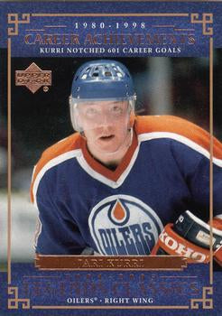 #67 Jari Kurri - Edmonton Oilers - 2004-05 Upper Deck Legends Classics Hockey