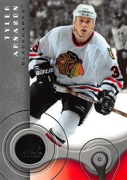 #22 Tyler Arnason - Chicago Blackhawks - 2005-06 SP Game Used Hockey