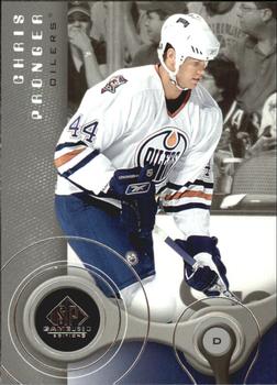 #40 Chris Pronger - Edmonton Oilers - 2005-06 SP Game Used Hockey