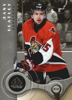 #68 Dany Heatley - Ottawa Senators - 2005-06 SP Game Used Hockey