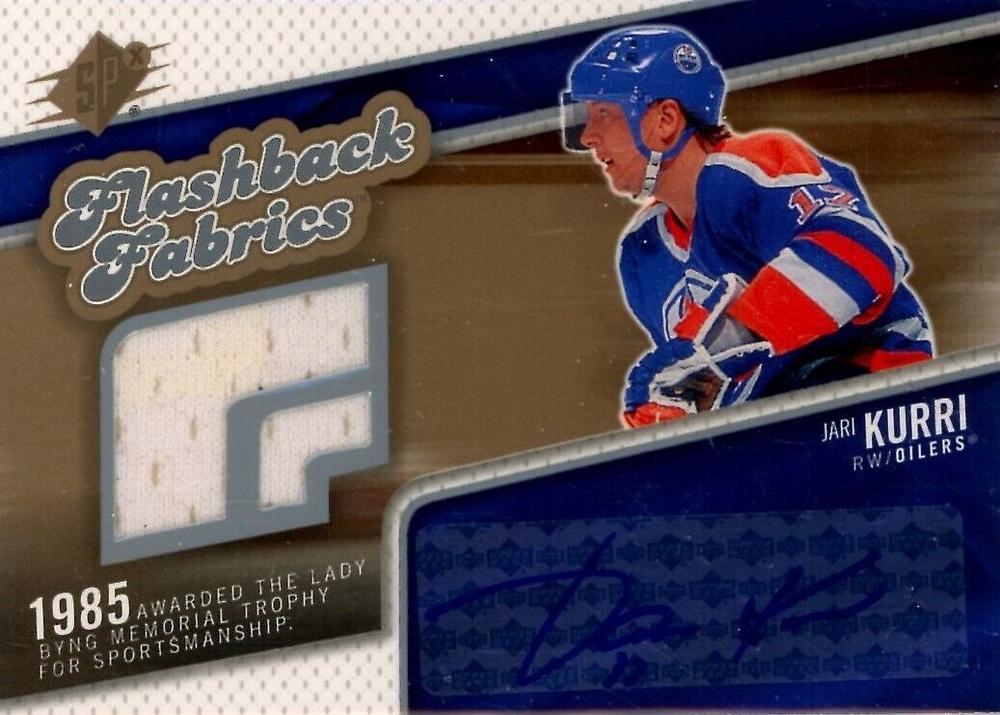 #106 Jari Kurri - Edmonton Oilers - 2005-06 SPx Hockey