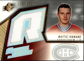 #140 Raitis Ivanans - Montreal Canadiens - 2005-06 SPx Hockey