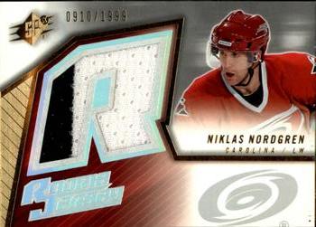 #141 Niklas Nordgren - Carolina Hurricanes - 2005-06 SPx Hockey