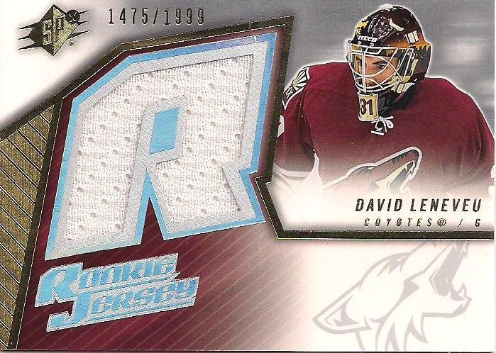 #145 David Leneveu - Phoenix Coyotes - 2005-06 SPx Hockey