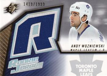 #146 Andy Wozniewski - Toronto Maple Leafs - 2005-06 SPx Hockey