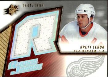 #148 Brett Lebda - Detroit Red Wings - 2005-06 SPx Hockey