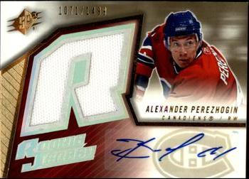 #161 Alexander Perezhogin - Montreal Canadiens - 2005-06 SPx Hockey