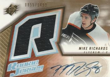 #165 Mike Richards - Philadelphia Flyers - 2005-06 SPx Hockey