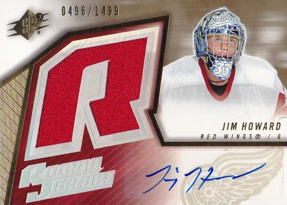 #175 Jimmy Howard - Detroit Red Wings - 2005-06 SPx Hockey