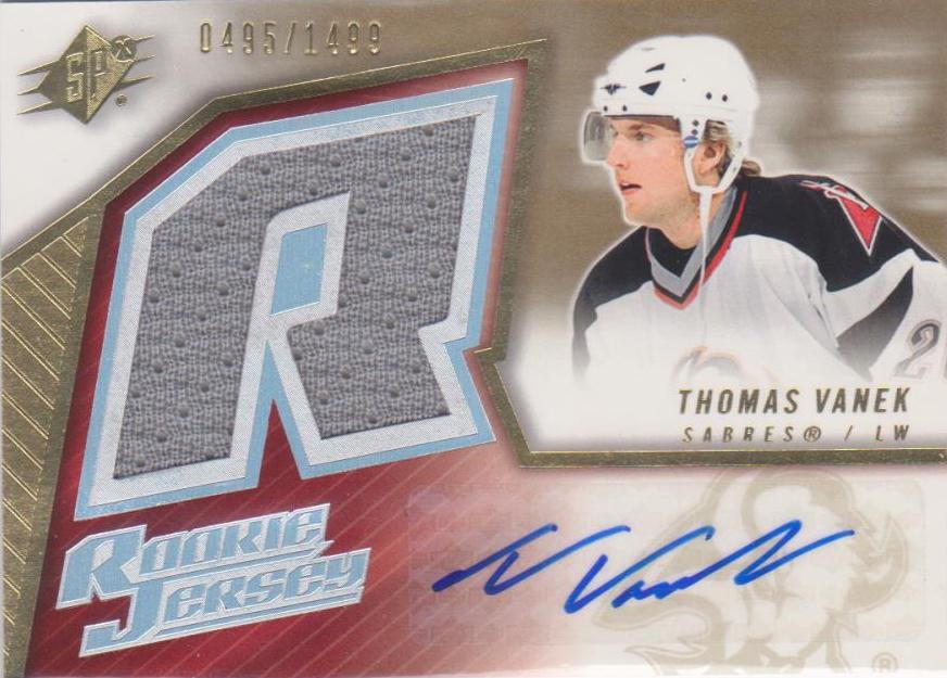 #177 Thomas Vanek - Buffalo Sabres - 2005-06 SPx Hockey