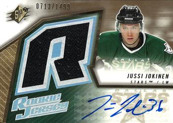 #180 Jussi Jokinen - Dallas Stars - 2005-06 SPx Hockey