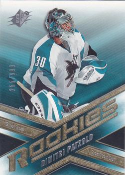 #214 Dimitri Patzold - San Jose Sharks - 2005-06 SPx Hockey