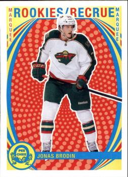 #576 Jonas Brodin - Minnesota Wild - 2013-14 O-Pee-Chee - Retro Hockey