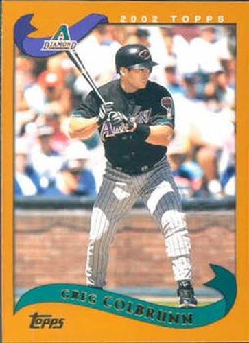 #576 Greg Colbrunn - Arizona Diamondbacks - 2002 Topps Baseball