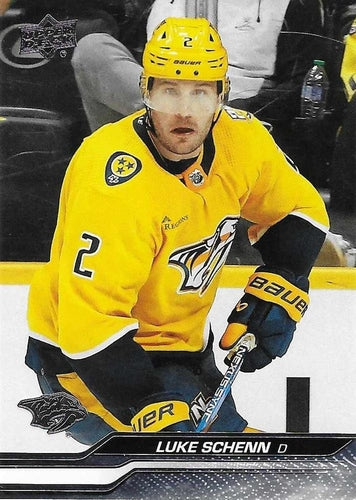 #577 Luke Schenn - Nashville Predators -2023-24 Upper Deck Hockey