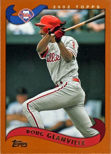 #577 Doug Glanville - Philadelphia Phillies - 2002 Topps Baseball