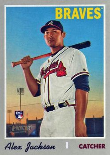 #578 Alex Jackson - Atlanta Braves - 2019 Topps Heritage Baseball