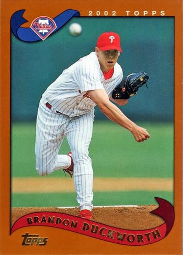 #578 Brandon Duckworth - Philadelphia Phillies - 2002 Topps Baseball