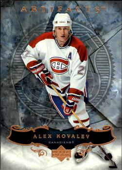#50 Alex Kovalev - Montreal Canadiens - 2006-07 Upper Deck Artifacts Hockey
