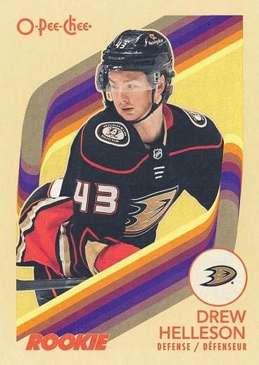 #579 Drew Helleson - Anaheim Ducks - 2023-24 O-Pee-Chee - Retro Hockey