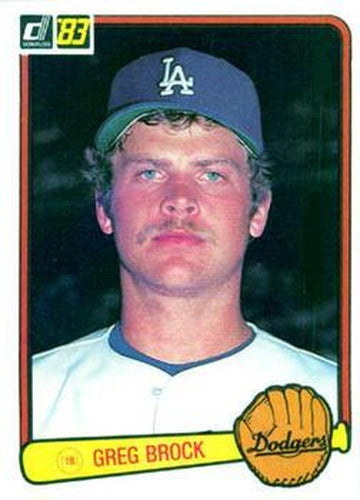 #579 Greg Brock - Los Angeles Dodgers - 1983 Donruss Baseball