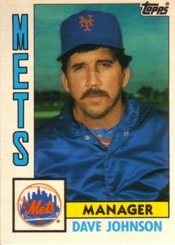 #57T Dave Johnson - New York Mets - 1984 Topps Traded Baseball