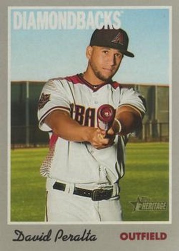 #57 David Peralta - Arizona Diamondbacks - 2019 Topps Heritage Baseball